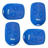 4 Controles Remoto Linear hcs 3 Tb Azul 433 Mhz Portão Auto 