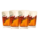 4 Copos Cerveja E Chopp Colorado 350ml Oficial Ambev Cor Transparente