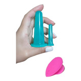 4 Copos Ventosa De Silicone Facial Antirrugas Flacidez