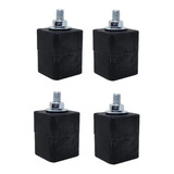 4 Coxim Mini Calço Anti Vibração P Condensadora Ar Condicio