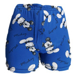 4 Cueca Samba Canção Infantil Estampada Short Menino P Ao Gg