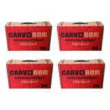 4 Cxs Carvao Para Churrasco 5kg Ecologico Sem Fumaça Calor