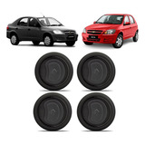 4 Difusor Saida Ar Celta Prisma 2007 2008 2009 2010 Preto