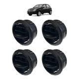 4 Difusor Saida De Ar Prisma Celta 07 08 09 10 11 12 Preto