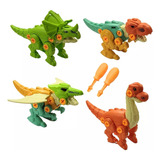 4 Dinossauro Montar E Desmontar Brinquedo