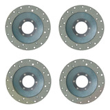 4 Discos Freio Seco 22cm Trator Pula Pula Massey Mf 65r
