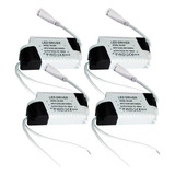 4 Driver Led Reator Fonte Para Plafon 18w A 24w 25w Bivolt