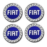 4 Emblema Adesivo Calota Fiat Palio