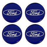 4 Emblema Adesivo Calota Ford Fiesta
