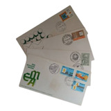 4 Envelopes Diferentes Antigos