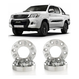 4 Espaçadores De Rodas 38mm Avm 2 Pares Hilux Sw4 Prado
