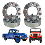 4 Espaçadores De Rodas Avm 38mm 2 Pares Willys F 1000 Cj