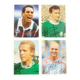 4 Figurinhas Autografadas Do Álbum Palmeiras Centenário 2015
