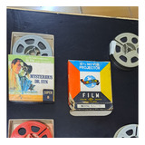 4 Filmes Antigos Projetor 8mm Super8 Desenho Filmes