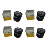 4 Filtro Óleo Harley Davidson 883 Dyna Mahle Metal Leve 1021