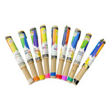 4 Fumaças Coloridas Grande Bastão 38 Mm Várias Cores