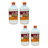 4 Garrafa Banha Suína 100 Natural Gordura Porco Caipira