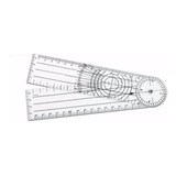 4 Goniômetros Gde P ortopedia Membros Articular 20cm Em Pvc