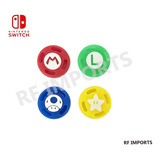 4 Grip Caps Protetor Analogico Mario