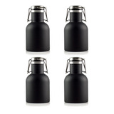 4 Growlers Inox 1l Básicos