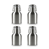 4 Growlers Inox 1l