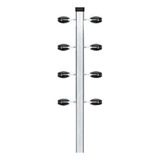 4 Haste Canto Industrial Big Cantoneira 80cm 25mm 8 Isolador