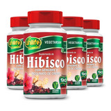 4 Hibisco C Gengibre picolinato De Cromo 90 Comp Unilife