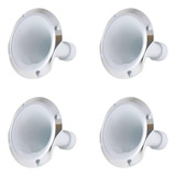 4 Jarrão Boca Cone Selenium Rosca Branco D200 D250x D250trio