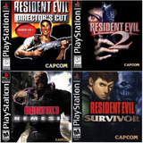 4 Jogos Resident Evil Ps1 Psone
