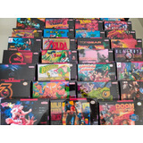 4 Jogos Super Nintendo caixa