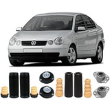 4 Kit Batente Coifa Coxim Dianteiro Traseiro Polo Sedan