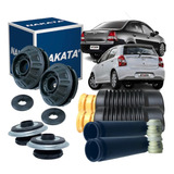 4 Kit Batente Coxim Dianteiro Traseiro Nakata Etios Todos