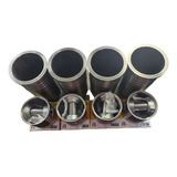 4 Kit camisa pistão anéis Trator Motor Valtra Sisu 4cil 