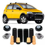 4 Kit Coxim Batente Coifa Dianteiro Traseiro Volks Crossfox