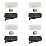 4 Kits Caixa De Passagem Pop Tampa Tpp003 Luva Rosca 3 4