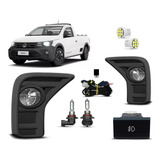 4 Kits Farol De Milha Nova Saveiro 2024 Botão Painel Grade