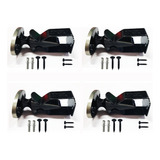 4 Kits Fixador Porta Trava Porta De Piso Alianca Rodape