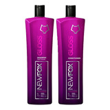 4 Kits New Fox Gloss Escova Progressiva 2x1000ml