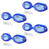 4 Kits Óculos De Natação Infantil