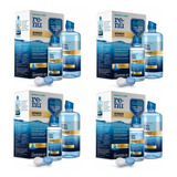 4 Kits   Renu Advanced 475ml Solução Limpeza Lentes Contato