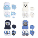 4 Kits Roupa De Bebe Menino Para Saída Maternidade Infantil