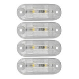 4 Lanterna Led Teto Placa Degrau Ônibus Caminhão Van 24v