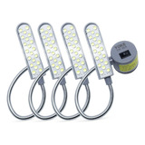 4 Luminárias Led Bivolt Yoke Para Máquina De Costura Y 20