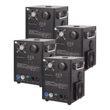 4 Maquina De Faisca Fog Fogo Dmx 600w Pó De Titânio Festa