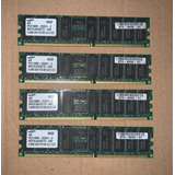 4 Memórias Samsung 512mb M312l6420ets ca2