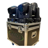 4 Moving Beam 150w Prisma Gobos Cores Com Case Dj