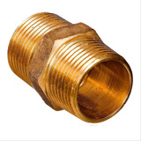 4 Niple União 3 4 X 3 4 Metal Latão Água Quente E Ar