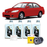 4 Óleo 10w30 Honda Motor filtro Civic 1 7 Lx Automático
