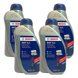 4 Óleo De Freio Fluido De Freio Dot 5 Dot5 Bosch 500ml