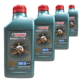 4 Óleo Semissintético 10w30 Magnatec Api Sn Castrol Toyota
